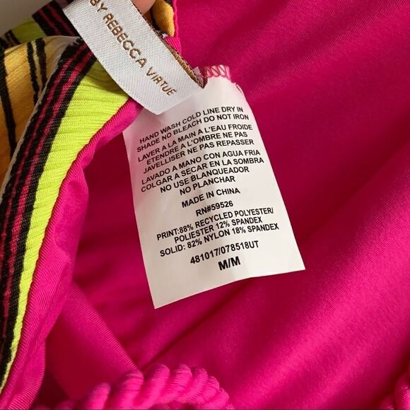 BECCA Farah Reversible Ribbed One-Piece Swimsuit! - Picture 5 of 9